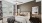 Large bedroom with a ceiling fan