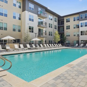 Resort-Inspired Pool with Lounge Chairs